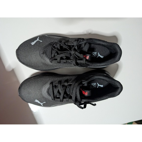 Puma Disperse Shoes Mens Size 8.5 Black Mesh SoftFoam Running Sneakers 312263 03 - Picture 7 of 10